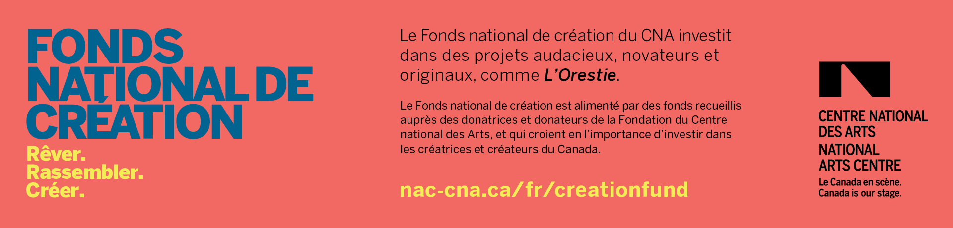 Le Fonds national de cr&eacute;ation du CNA